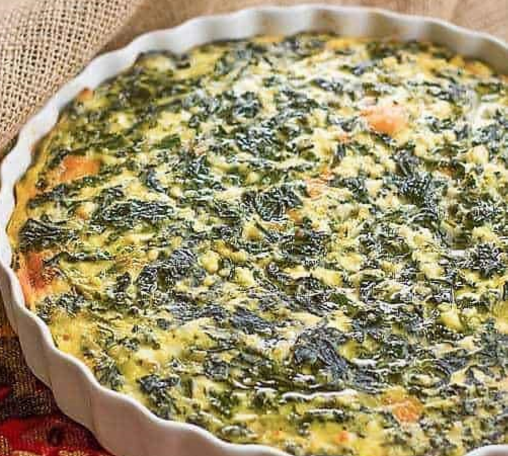 Spinach Cheese Souffle