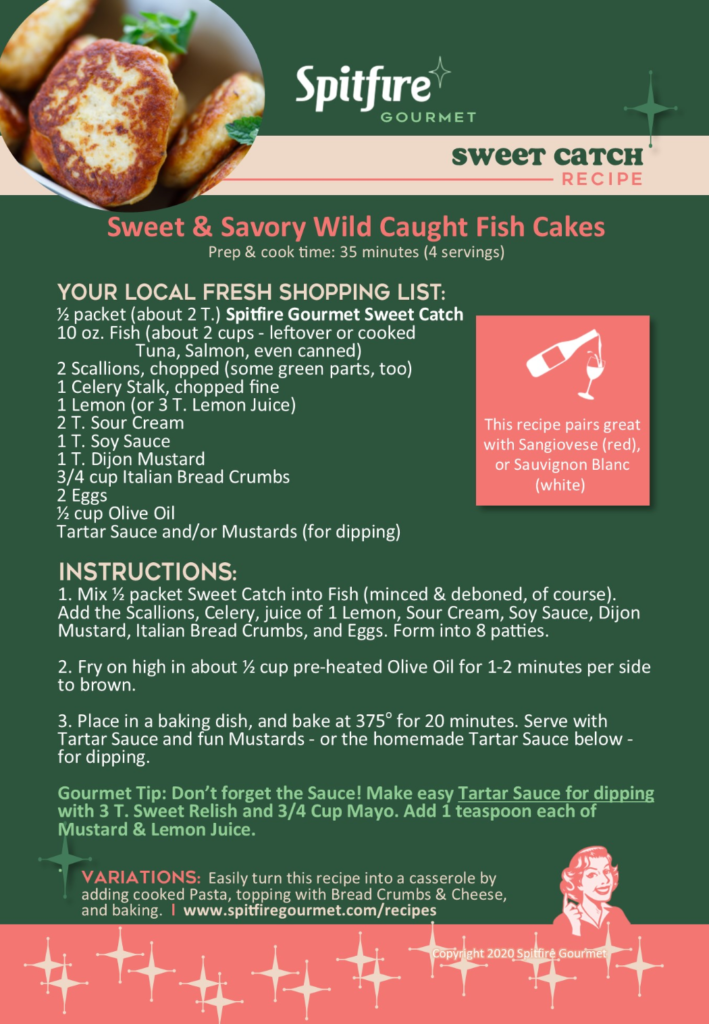 Sweet & Savory Wild Caught Fish Cakes