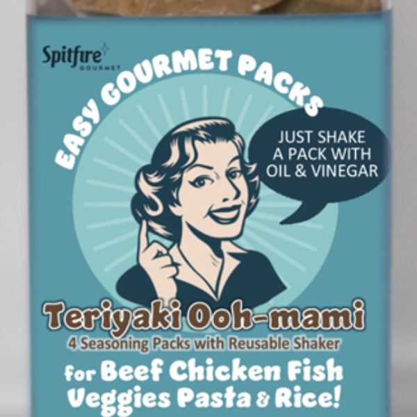 TERIYAKI OOH-MAMI Recipe Packs in Easy Shaker Bottle