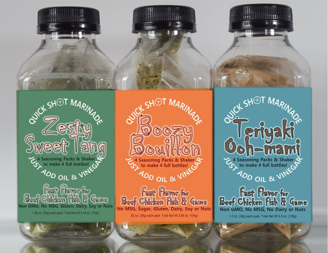 TRY THEM ALL - Seasoning packs & Shakers to make 12 Bottles of Fast Flavor Marinade